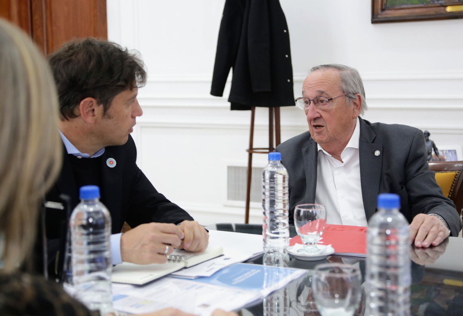 Fondos para obras, viviendas y el proyecto en Sans Souci, ejes de la reunión entre Kicillof y Lunghi