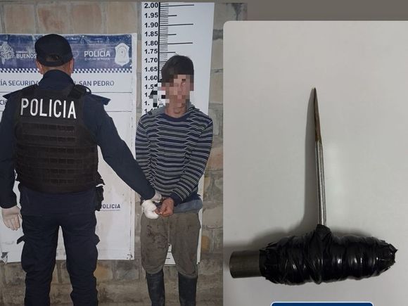 Aprehendido por resistencia a la autoridad y herir a un policía