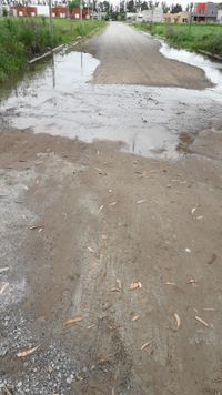 Calles intransitables