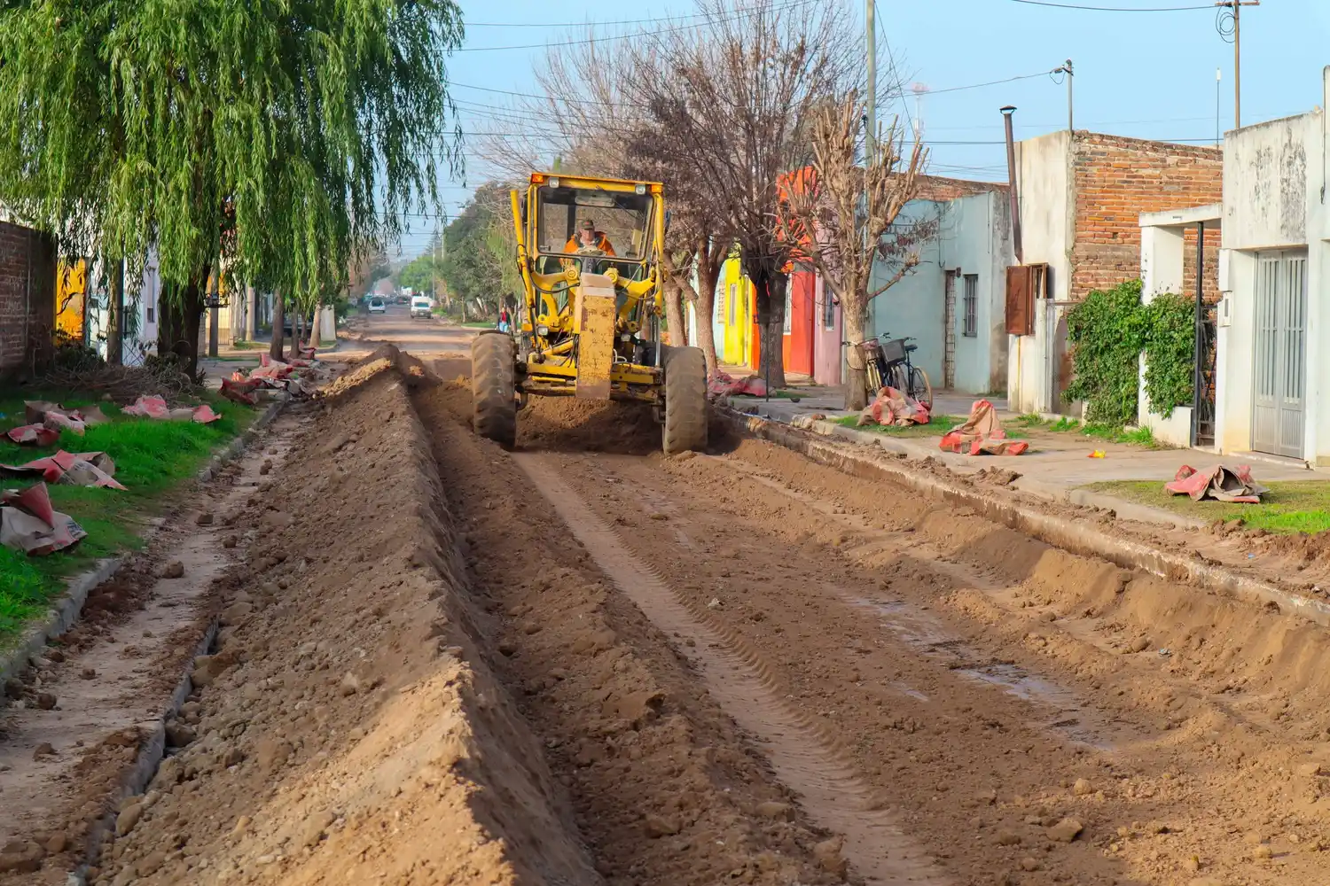 Avanzan las obras en Intendente Parachú