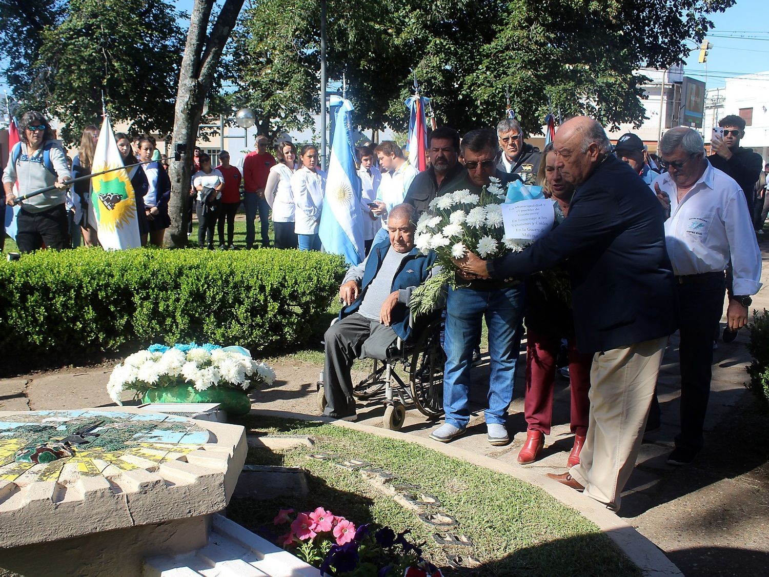 Acto del 2 de abril del 2025 en nuestra Plaza San Martín