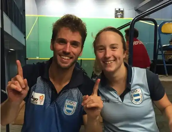 Antonella Falcione se consagró campeona sudamericana en dobles mixto