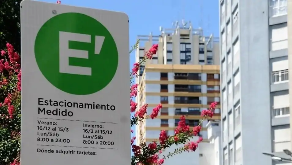 Estacionamiento medido en Mar del Plata.