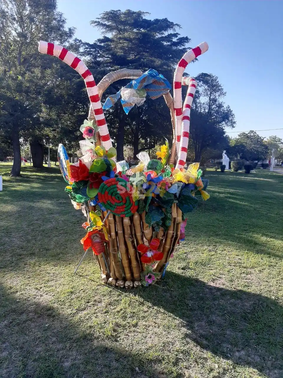 “Melincué Recicla” decoró la plaza Belgrano