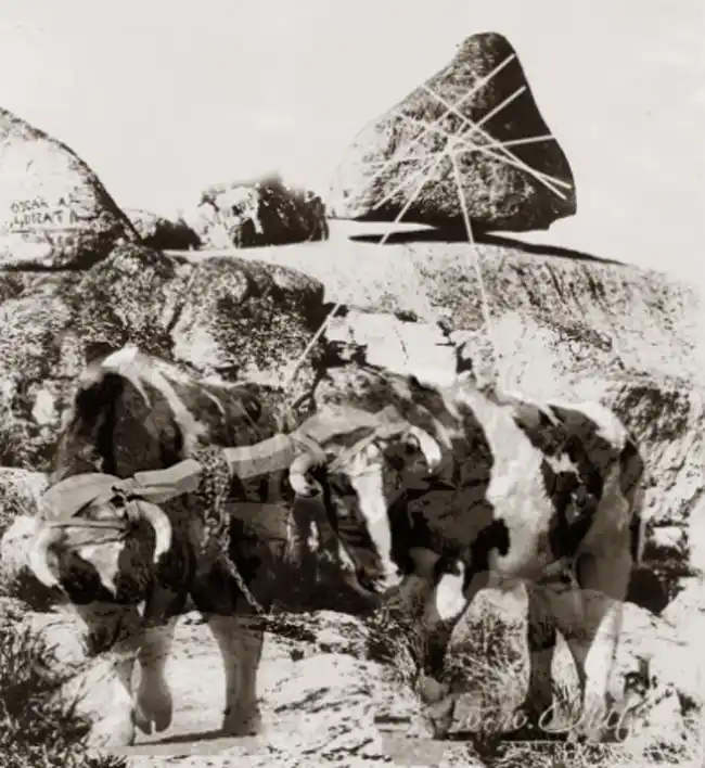 El día que Rosas intentó voltear la Piedra Movediza
