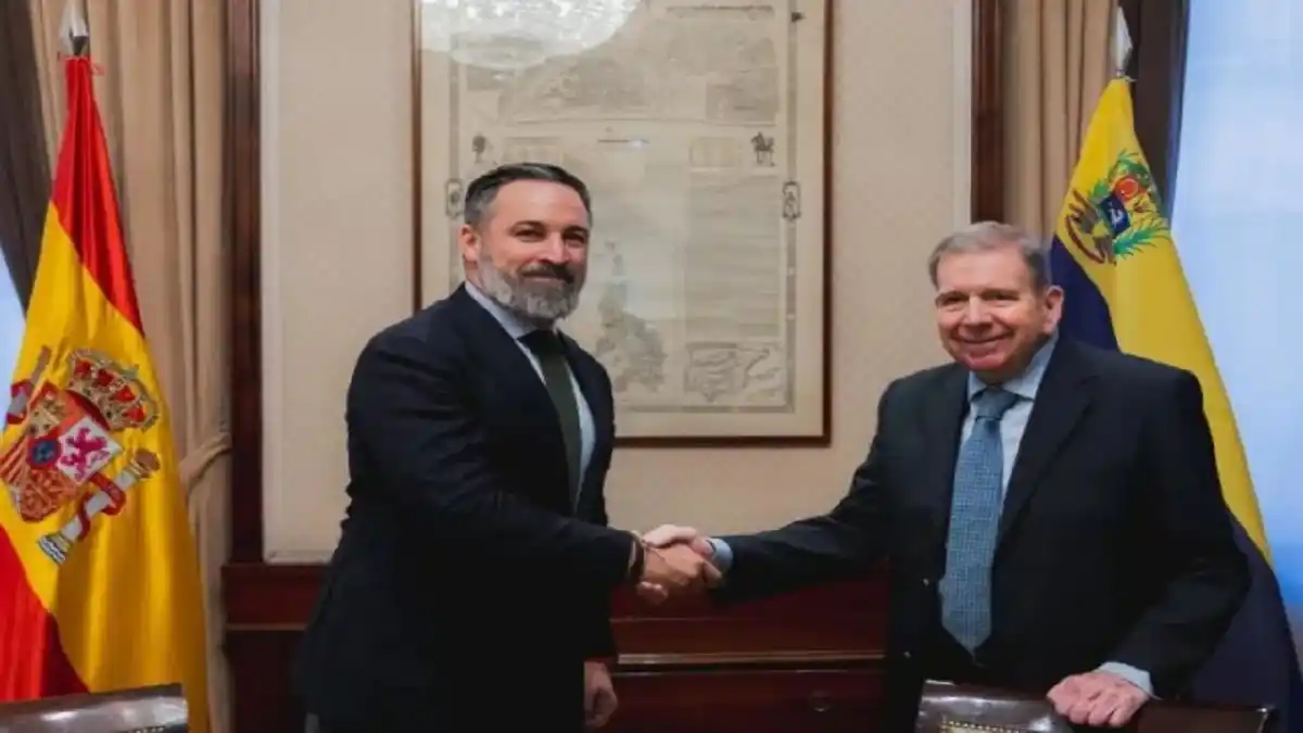 Presidente de VOX se reunió con Edmundo González: Santiago Abascal reconoce «la figura heroica» de María Corina