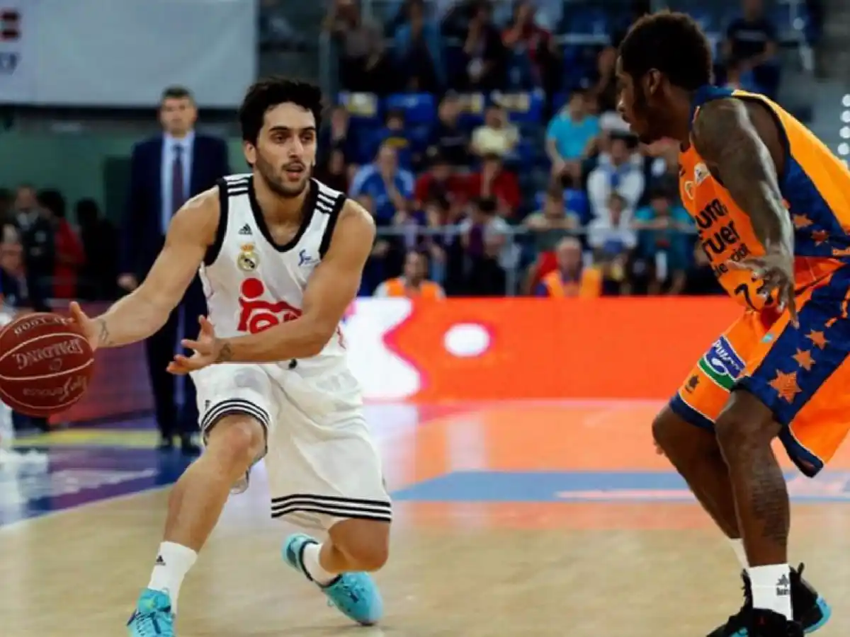 Buen aporte del cordobés Campazzo para Real Madrid