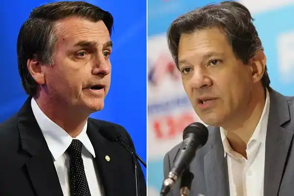 Brasil dividido a días del ballotage entre Bolsonaro y Haddad