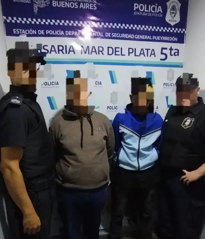 Al visualizar la presencia policial, los malvivientes intentaron huir.