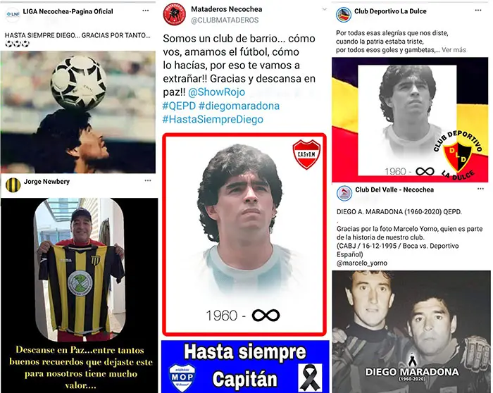 El adiós a Diego desde Necochea
