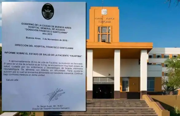 La beba abandonada "evoluciona favorablemente"  