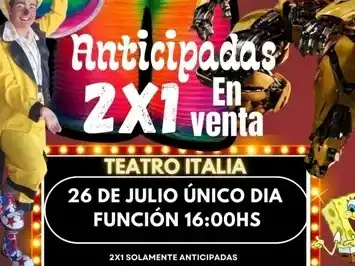 Domingo 26: Estreno de 'Circo Bohemio' en Teatro Italia con Entradas 2x1