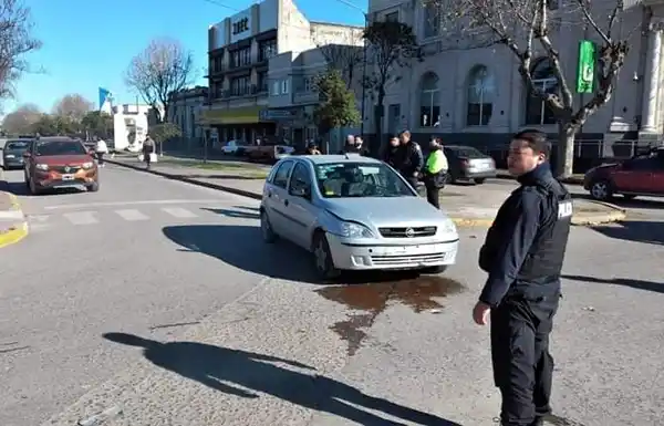 Accidente en el centro y sin heridos 