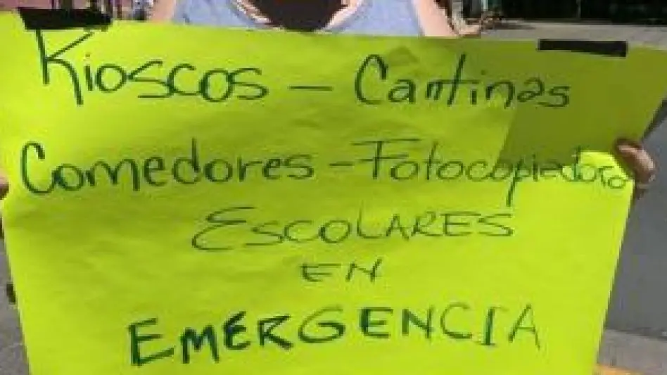 Kiosqueros escolares a La Plata: "En Mar del Plata son 800 personas sin trabajo"