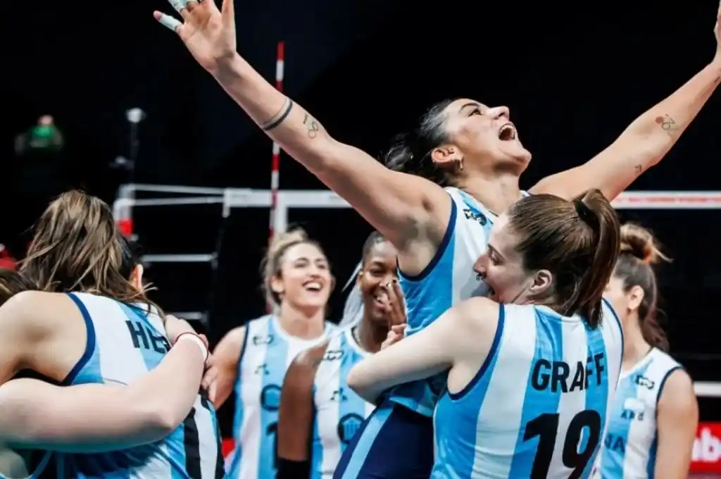 Mundial de Vóley: tras vencer a República Checa, Las Panteras enfrentan a Colombia