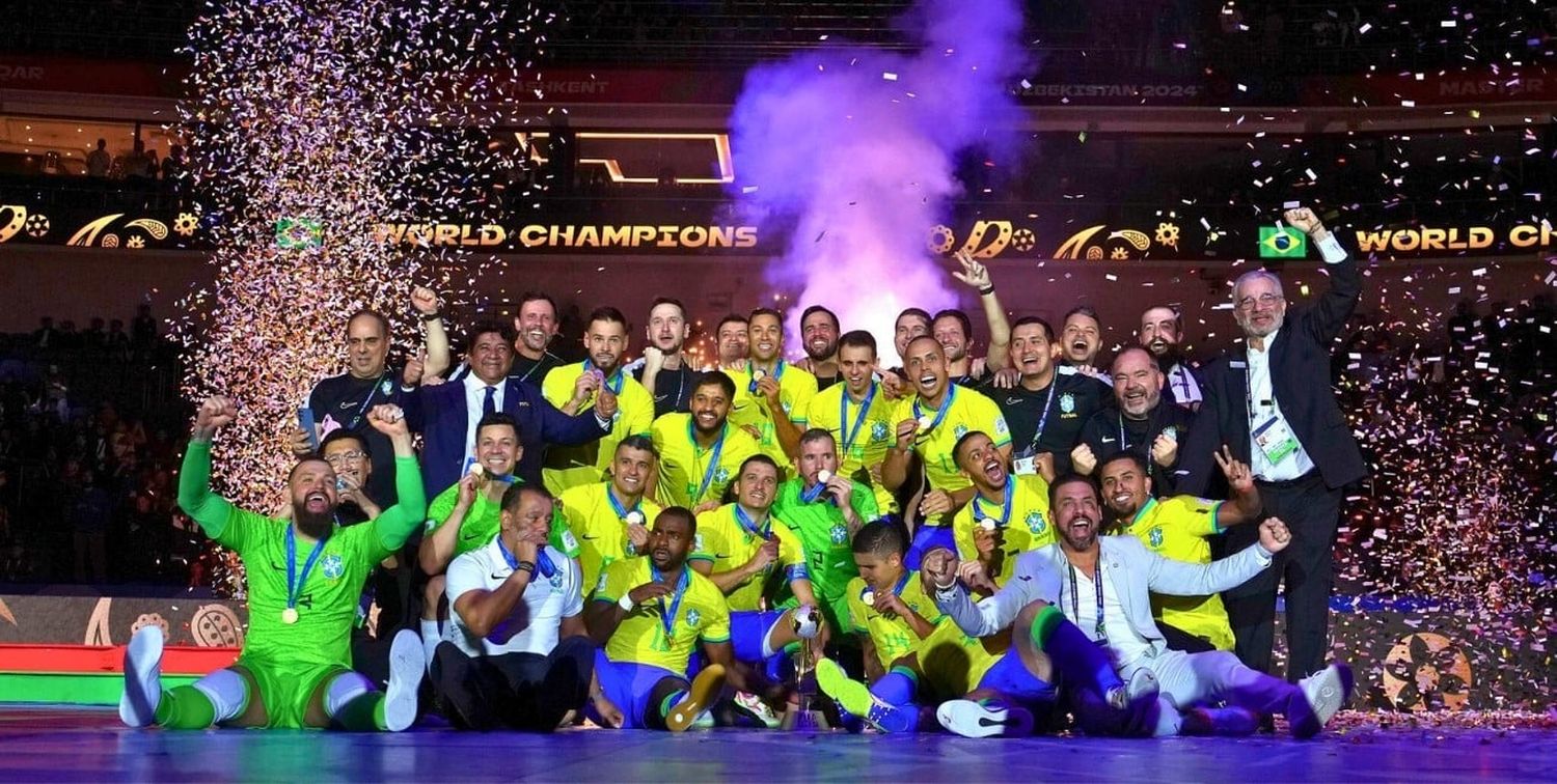 Brasil se consagró hexacampeón en futsal.