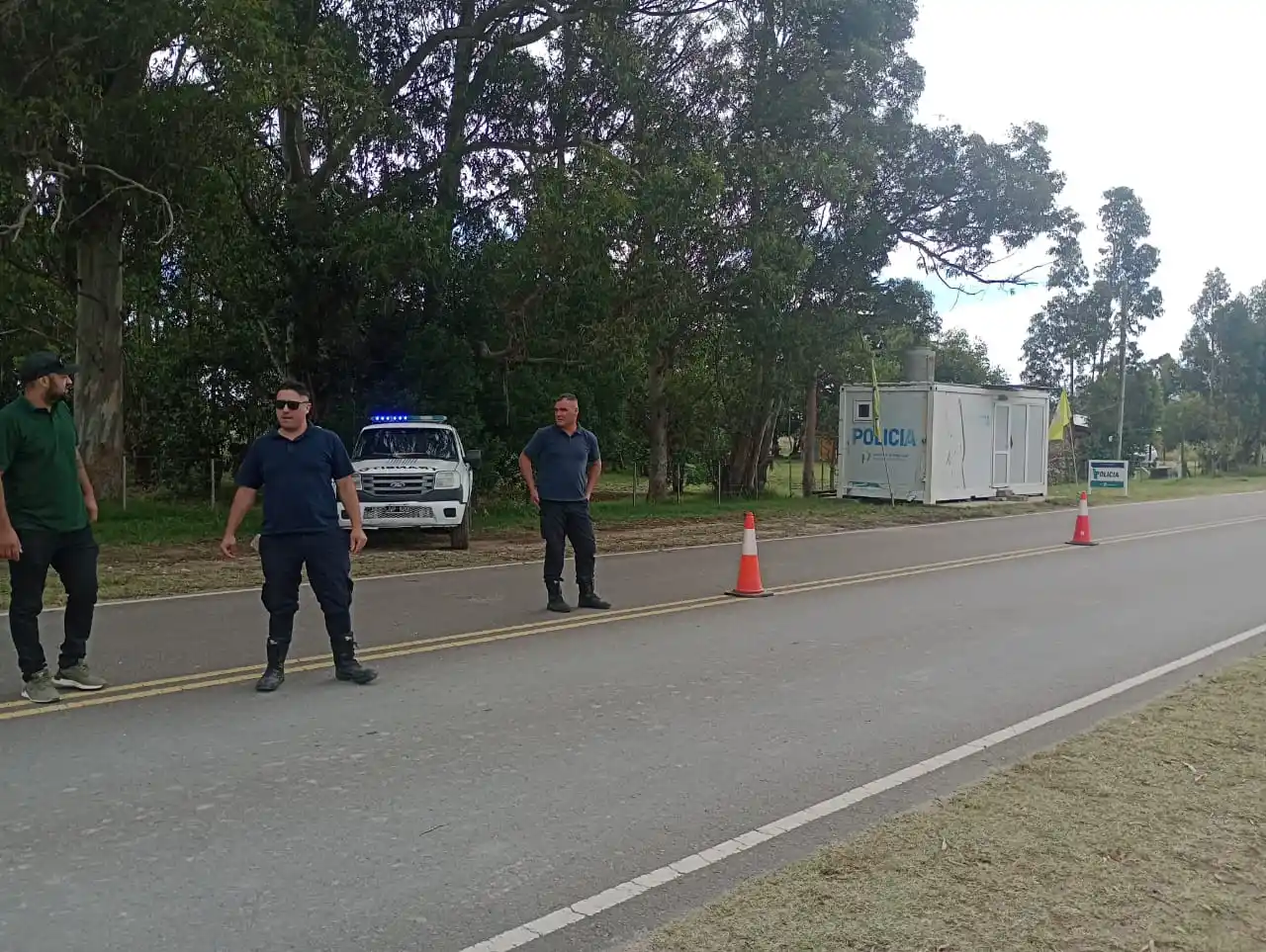 Intensos controles de tránsito en las localidades