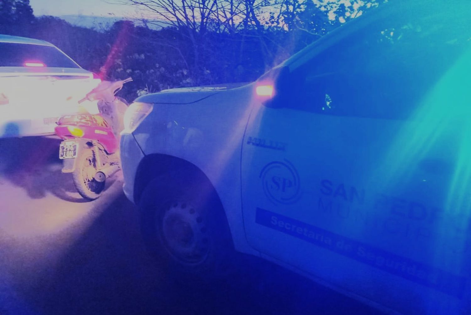 Personal de Tránsito acompañó los operativos de saturación de policía.