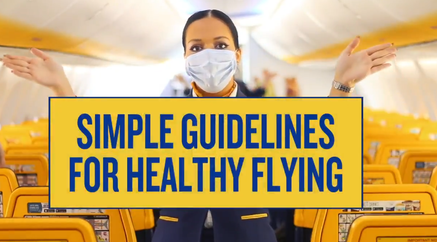 Ryanair se prepara para volver a volar con su nuevo video de seguridad