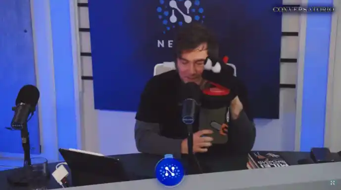 El momento de la imitación de Javier Milei