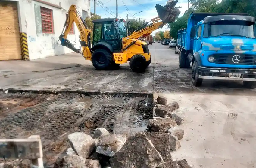 Nuevos cortes de tránsito por obras viales en distintos barrios de la ciudad