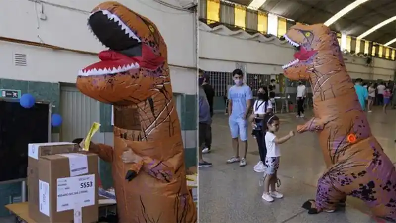 Desde un chancho blanco a un dinosaurio: las perlitas de las elecciones