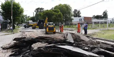 Avanzan las obras de mantenimiento en el Acceso Presidente Arturo Illia
