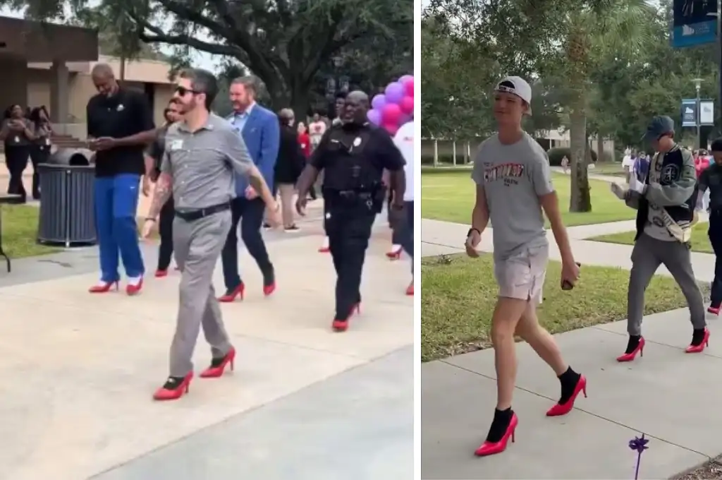 La marcha anual «Walk a Mile in Her Shoes» se realizó en varias ciudades de Canadá.