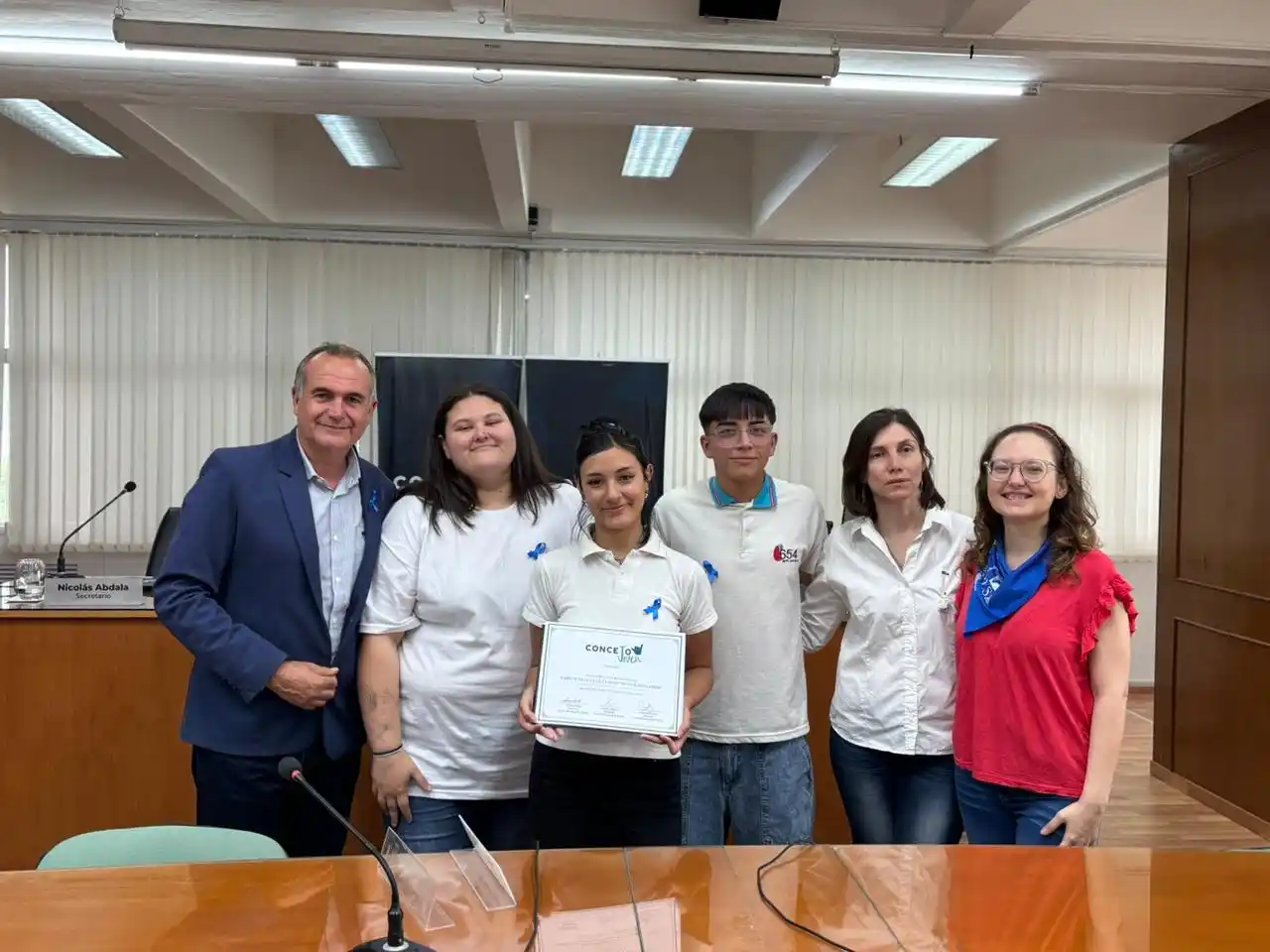 Catalina y Genaro - estudiantes de la Escuela de Educación Técnica N° 654 "Dr. Nicolás Avellaneda" - 1