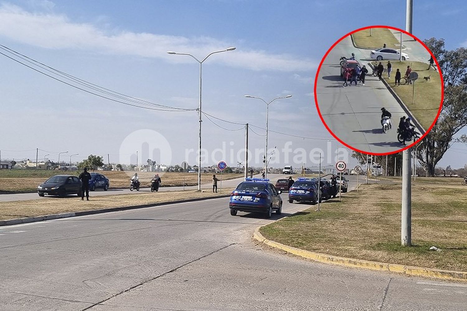 Graves incidentes en el Norte de la ciudad tras un accidente entre un vehículo y un caballo suelto