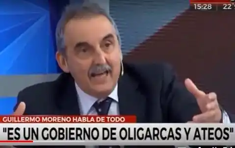 Moreno y Solá se cruzaron al aire por la caída del stock ganadero durante el kirchnerismo