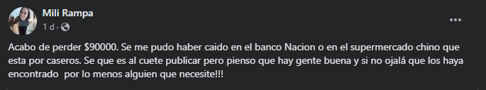 Dinero perdido