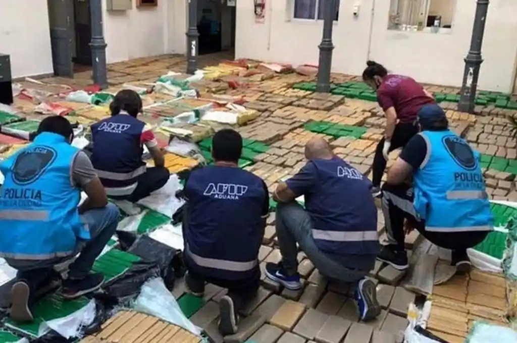 Secuestraron cinco toneladas de marihuana que venían de Brasil