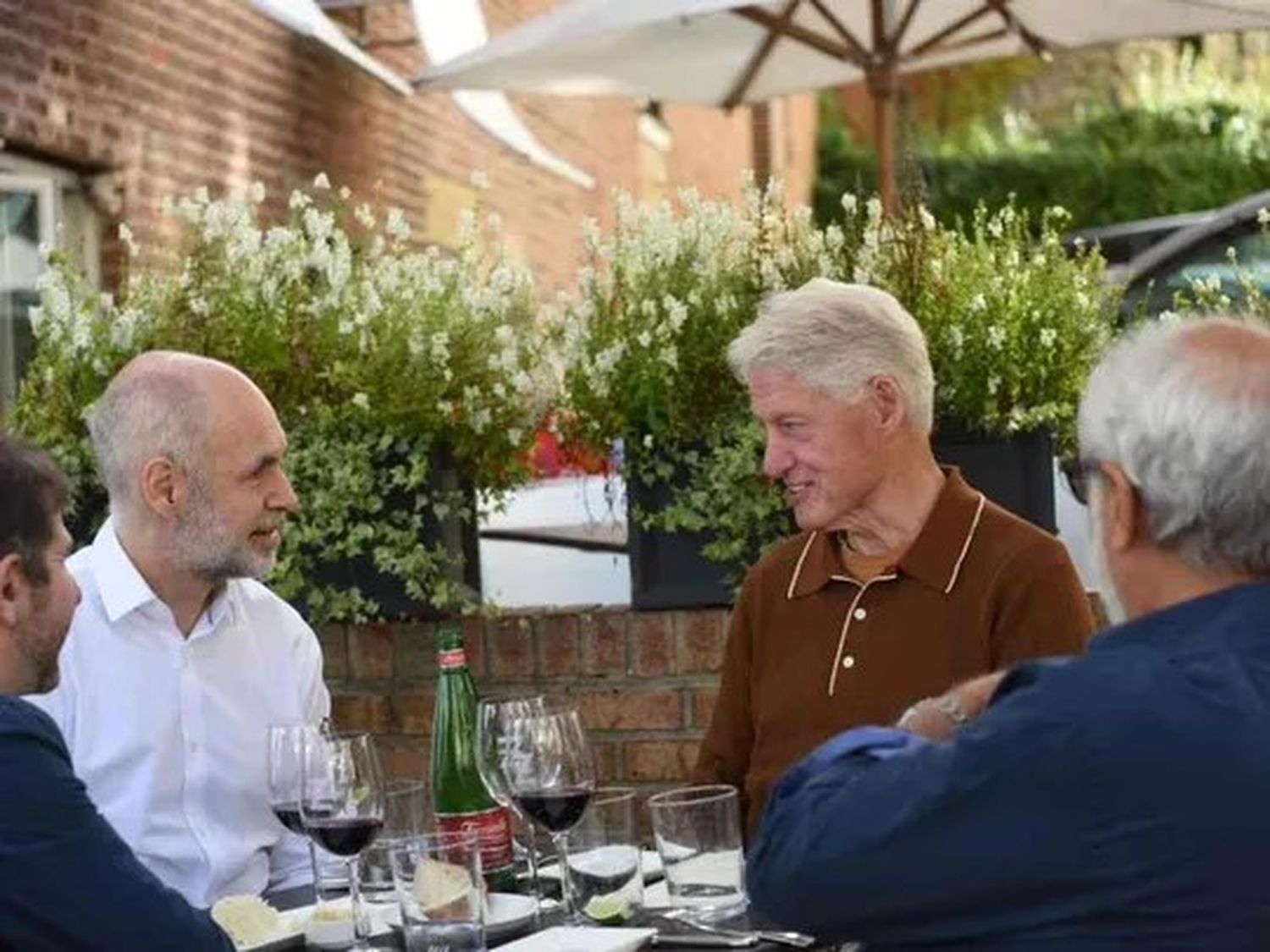 Rodríguez Larreta almorzó con Bill Clinton en Nueva York
