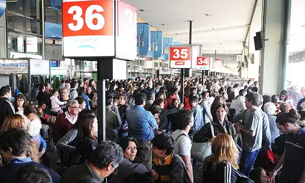 Retiro explota por el feriado de Semana Santa