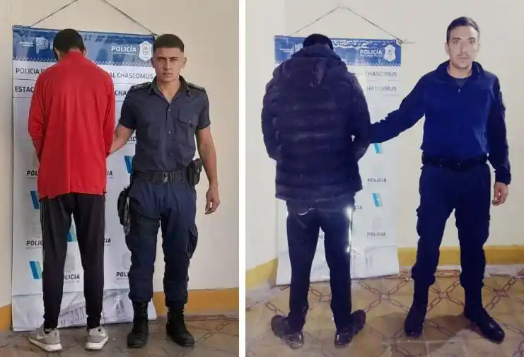 Uno de los delincuentes estaba con libertad condicional: Dos detenidos por robo calificado y uso de arma de fuego en Chascomús