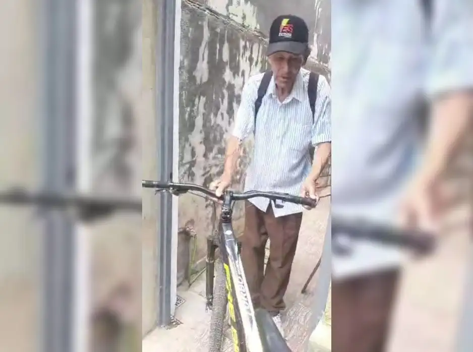 robo de bici delincuente viejo atorrante