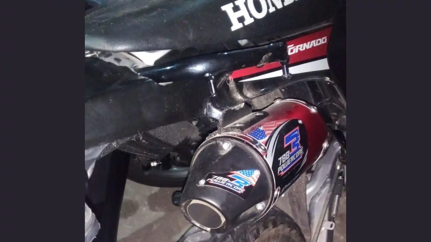 En algunas motos se ha apreciado que remplazan los caños de escapes originales por los de competición, de miles de pesos. Foto: Municipalidad de San Pedro.