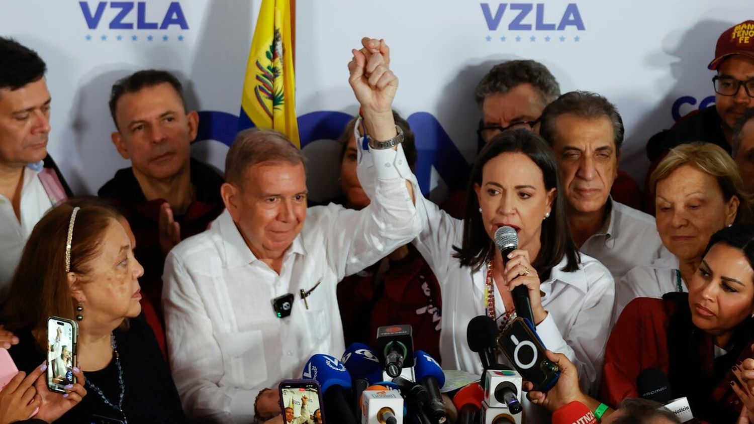 La líder de la oposición en venezuela asegura que Edmundo González fue el ganador de las elecciones