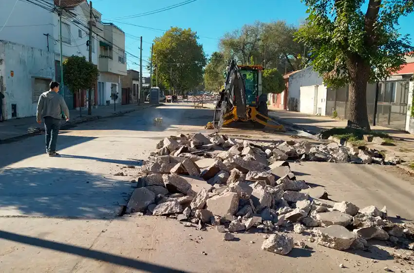Miércoles: cortes por tareas de reparación de hormigón