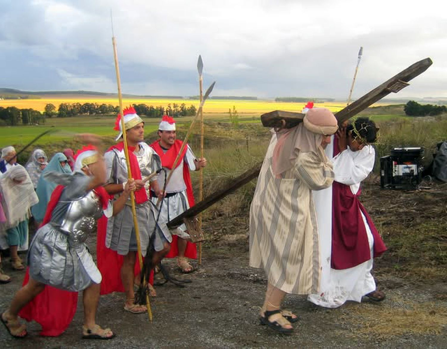 Espectáculo atractivo. El Vía Crucis se llevará a cabo en el cerro El Toro