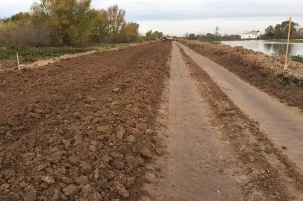La obra de acceso a Paranacito cuenta con un 30% de avance