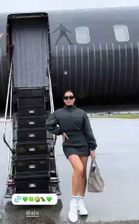 Este es el exclusivo jet privado de la familia de Cristiano Ronaldo y Georgina Rodriguez