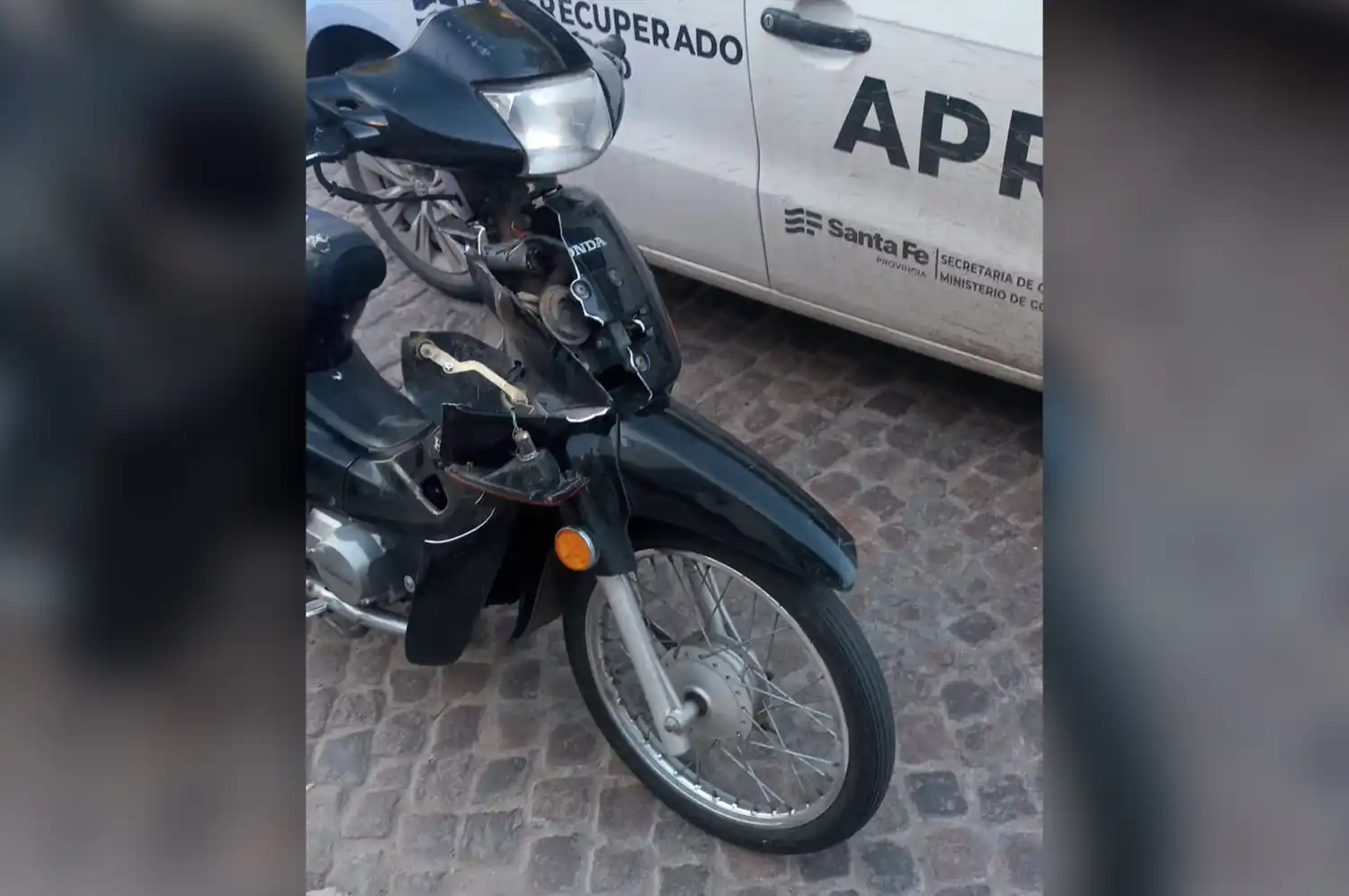 Recuperaron una moto robada y detuvieron a un menor tras un aviso a Ojos en Alerta