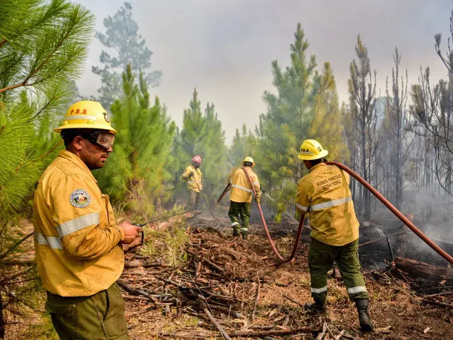 El SNMF y el SMN advirtieron que las condiciones climáticas actuales elevan al máximo el peligro de incendios en casi todo el país