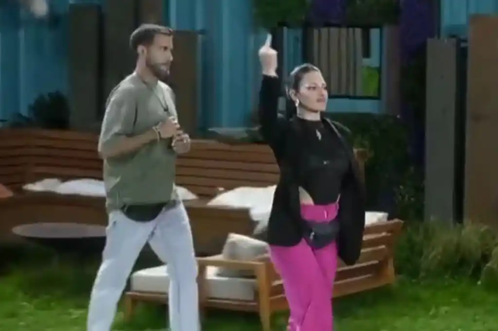 El gesto de Chiara tras el grito.