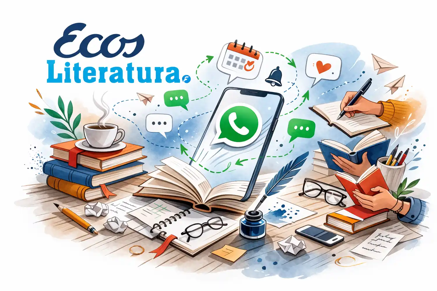 Ecos Literatura ya tiene su comunidad de escritores en WhatsApp
