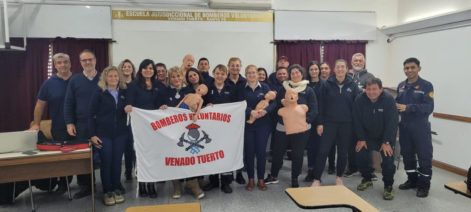 Capacitación a bomberos