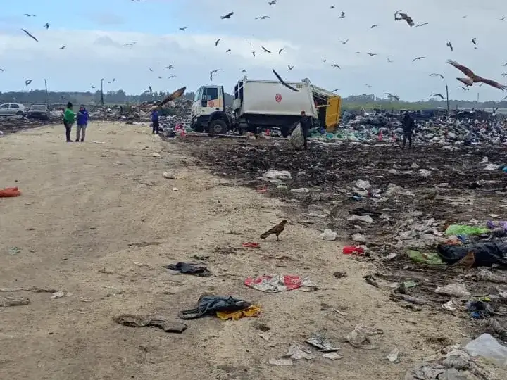 Se desprendió una parte de un contenedor y golpeó a un reciclador en el predio de residuos