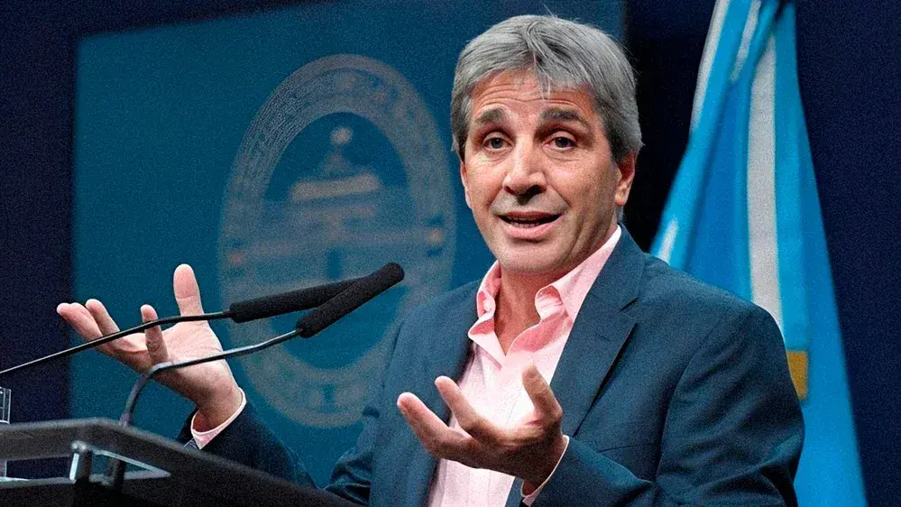 El ministro de Economía, Luis Caputo.